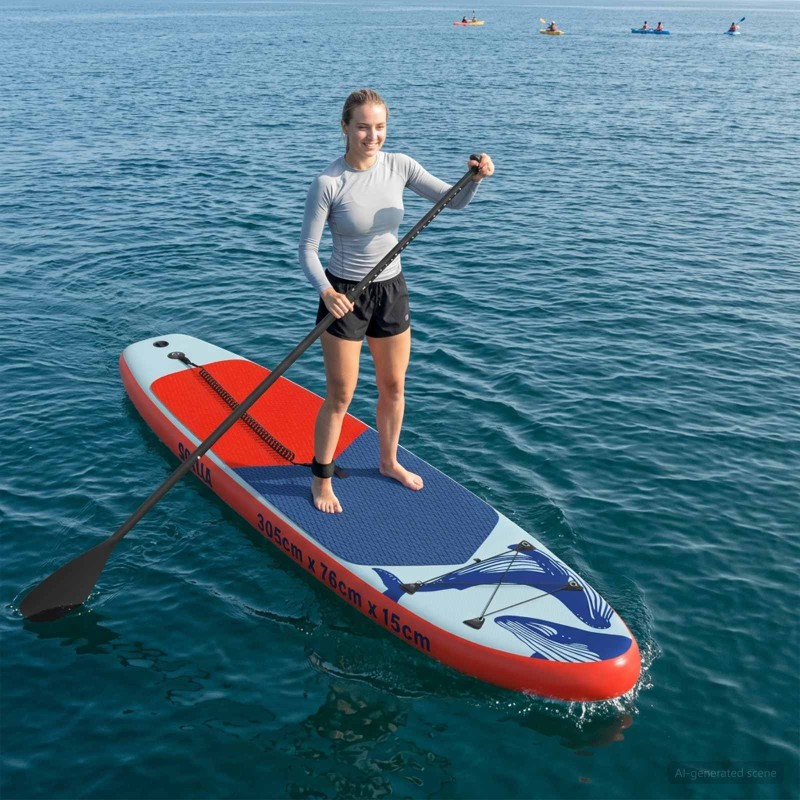 Planche de paddle gonflable SCYLLA 305 x 76 x 15 cm Bleu pour 647605647605