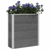 Jardinière surélevée Gris 75 x 30 x 82 cm WPC et Aluminium 647607647607