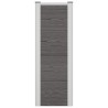 Jardinière surélevée Gris 75 x 30 x 82 cm WPC et Aluminium 647607647607