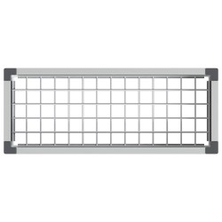 Jardinière surélevée Gris 75 x 30 x 82 cm WPC et Aluminium 647607647607
