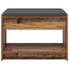 Banc d'entrée avec coussin Bois ancien 63 x 38 x 45 cm 647625647625