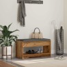 Banc d'entrée avec coussin Bois ancien 83 x 38 x 45 cm 647627647627