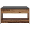 Banc d'entrée avec coussin Bois ancien 83 x 38 x 45 cm 647627647627