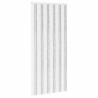 Rideau anti-insectes en chenille Gris clair et blanc 647631647631
