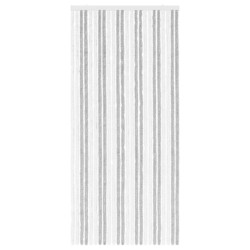 Rideau anti-insectes en chenille Gris clair et blanc 647631647631