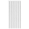 Rideau anti-insectes en chenille Gris clair et blanc 647631647631