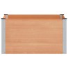 Jardinière surélevée Marron 100 x 100 x 54 cm 647634647634