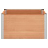 Jardinière surélevée Marron 100 x 100 x 54 cm 647634647634
