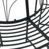 Banc d'Arbre 4-Nombre de places 160 x 80 x 89 cm Acier Noir 647636647636