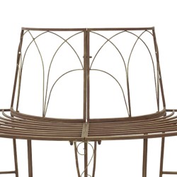 Banc d'Arbre 4-Nombre de places 160 x 80 x 89 cm Acier 647637647637
