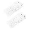 Filets à foin 2 pcs rectangulaire blanc 200x120 cm PP 647639647639