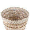 Paniers à plantes en herbe de mer 3 pcs Naturel, Blanc et Beige 647642647642
