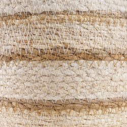 Paniers à plantes en herbe de mer 3 pcs Naturel, Blanc et Beige 647642647642