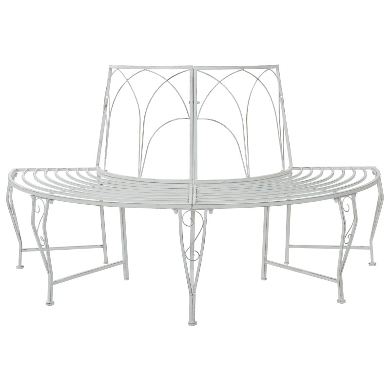 Banc d'Arbre 4-Nombre de places 160 x 80 x 89 cm Acier 647643647643