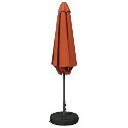 Parasol de jardin avec base 270 x 270 cm Polyester 647646647646