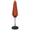 Parasol de jardin avec base 270 x 270 cm Polyester 647646647646