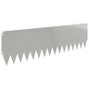 Bordure de Pelouse 20 pcs 103 x 30 cm Acier Argenté 647648647648