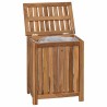 Panier à Linge Naturel 50 x 35 x 60 cm Bois de teck massif 647660647660