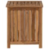Panier à Linge Naturel 50 x 35 x 60 cm Bois de teck massif 647660647660