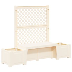 Banc de jardin Kopenhagen Blanc 173 x 49 x 135,5 cm PP 647661647661