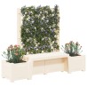 Banc de jardin Kopenhagen Blanc 173 x 49 x 135,5 cm PP 647661647661