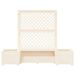 Banc de jardin Kopenhagen Blanc 173 x 49 x 135,5 cm PP 647661647661