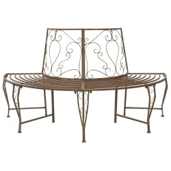 Banc d'Arbre 4-Nombre de places 160 x 80 x 89 cm Acier 647665647665