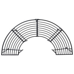 Banc d'Arbre 4-Nombre de places 160 x 80 x 44 cm Acier Noir 647666647666