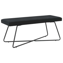 banc Uni Noir 110 x 40 x 45 cm Velours 647668647668