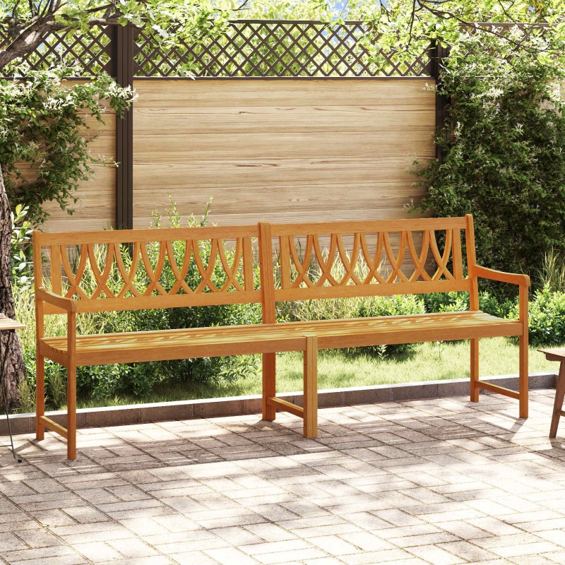 Banc extérieur Naturel 220 x 55,5 x 90 cm Bois d'Acacia Massif 647669647669