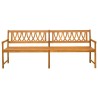 Banc extérieur Naturel 220 x 55,5 x 90 cm Bois d'Acacia Massif 647669647669