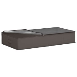 Boîte de rangement avec fenêtre transparente 2 pcs Gris 647672647672