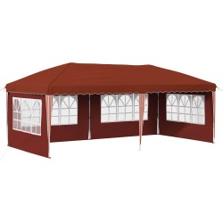 Tente de fête pop-up 575 x 289 x 245 cm Terre cuite 647678647678