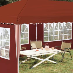 Tente de fête pop-up 575 x 289 x 245 cm Terre cuite 647678647678