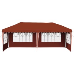 Tente de fête pop-up 575 x 289 x 245 cm Terre cuite 647678647678