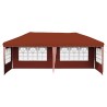Tente de fête pop-up 575 x 289 x 245 cm Terre cuite 647678647678