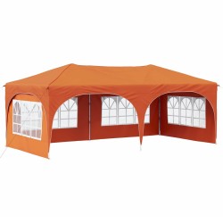 Tente de fête pop-up 575 x 288 x 245 cm Orange Tissu Oxford 647679647679