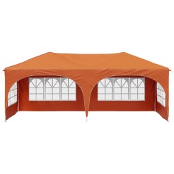 Tente de fête pop-up 575 x 288 x 245 cm Orange Tissu Oxford 647679647679