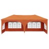 Tente de fête pop-up 575 x 288 x 245 cm Orange Tissu Oxford 647679647679