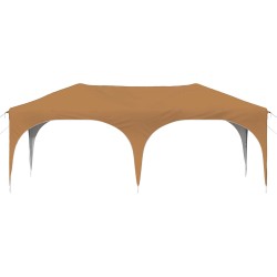 Tente de fête pop-up 575 x 288 x 245 cm Beige Tissu Oxford 647680647680