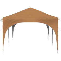 Tente de fête pop-up 575 x 288 x 245 cm Beige Tissu Oxford 647680647680