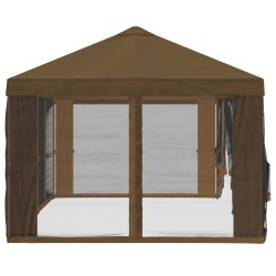 Housse de tonnelle avec murs latéraux 6 x 3 m Taupe Polyester 647684647684