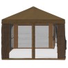 Housse de tonnelle avec murs latéraux 6 x 3 m Taupe Polyester 647684647684