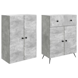 2 pcs Gris béton 647685647685