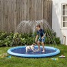 Tapis de Splash pour Enfants et Chiens Bleu Ø150 x 10 cm PVC 647693647693