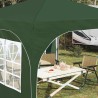 Tente de fête pop-up 290 x 290 x 245 cm Vert 647694647694
