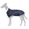 Imperméable pour chien avec bandes réfléchissantes en polyester bleu marine taille M 647695647695