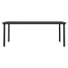 Ensemble à manger de jardin 9 pcs Noir 647696647696