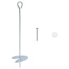 Ancre de terre 10 pcs Argenté Ø10 x 40 cm Métal galvanisé 647697647697