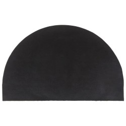 Tapis de porte naturel demi-rond 50x80cm fibre de coco touffeté 647702647702